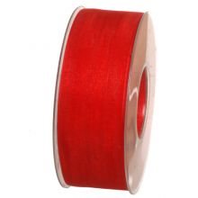 Band Röd Organza 40mm