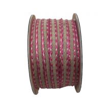 Band Jute Stark Rosa 6 mm