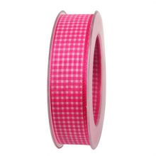 Band Vichy Cerise 25mm.