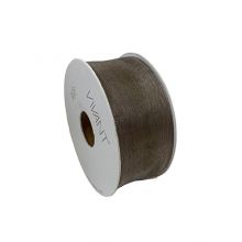 Band Organza Taupe 40mm