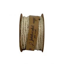 Band tvinnad Jute Beige 5mm